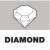 Brazed diamond