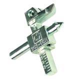 Sierra giratoria de carburo ajustable Ø 30 a 80 mm 