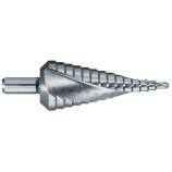 HSS step drill bit -TivolyNorm -Helical -Split point -Tri-flat shank