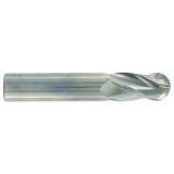 Z4 helical hemispheric carbide finishing end mill 30° h9