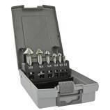 6 avellanadores HSS-E5 (cobalt 5%) -DIN335C - ASYPOINT -Ø6,8 à 20,5mm 