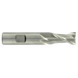 Slotting end mill HSS-E8 (cobalt 8%) -DIN844BK -Z2 -Hel. 30° -e8 - Normal