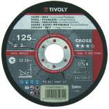 Disco de corte y desbarbado -Para metal -CROSS 2 IN 1 TECHNIC (Caja)