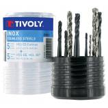 10 pièces - 5 tarauds HSSEE INOX HELICO DIN371/6 M4 à M10 + 5 forets CUTINOX HSSE5% cobalt TECHNIC 