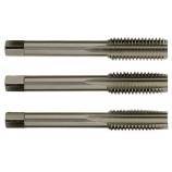 Set of 3 Standard hand taps HSS -BSW -DIN 352 -Stepped profile