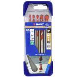 5 brocas 2 en 1 hormigón y azulejos Ø 4 a 10 mm 