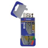 6 brocas 2 en 1 para metal HSS Ø 2 a 8 mm 