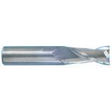 Fresa para ranurar Metal Duro Integral 2 cortes- Z2 - Hélice 30º - Chaflán de protección