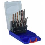 14 piezas - 7 machos de roscar HSS GUN DIN 371/376 M3 a M12 + 7 brocas HSS FURIUS con recubrimiento Fusio TECHNIC 