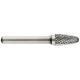 Carbide rotary burr Ogive, rounded, Normal teeth Chip-breaker D shaped TECHNIC (Hanging box)