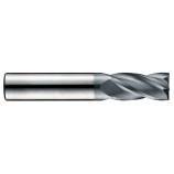 Z4 helical DIN6527L ALCRONA coated carbide finishing end mill 30° Long Chamfer