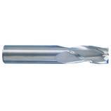 Fresa para ranurar Metal Duro Integral - Z3 - Hélice 30° - Chalán de protección