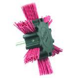 FAN brush - Red nylon bristle - Stripping of wood ESSENTIAL (Bulk)
