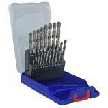 19 brocas para metal CUTINOX HSSE5% cobalto 4 caras Ø 1 a 10 mm por 1/2 PREMIUM 