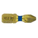 Punta de atornillar -Torsión diamante IMPACTO -Para tornillo Pozidriv TECHNIC (Blíster)