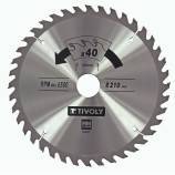 Hojas de sierra circular -Acabado -Para madera dura, estratificada y parqué -Uso en sierra portátil ESSENTIAL (Funda cartón)