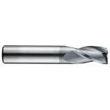 Z3 DIN6527L helical carbide slotting end mill with ALCRONA coating. 30° e8 Long Chamfer