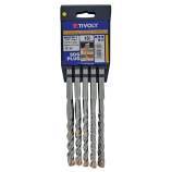10 brocas MASTER3 SDS+ 3 filos L. 110- 160 mm Ø 6 a 14 mm 