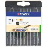 10 jigsaw blades for soft and hard wood - U attachment 