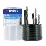 10 pièces - 5 tarauds HSSEE INOX GUN DIN371/6 M3 à M10 + 5 forets CUTINOX HSSE5% cobalt TECHNIC 
