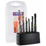 12 piezas - 6 machos de roscar HSS Múltiples aplicaciones HELICO ISO529 M3 a M10 + 6 brocas TBX HSSE5% cobalto con recubrimiento Blade TECHNIC 