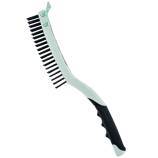 Scraper brush WITH HANDLE - Plastic handle - Metal bristles ESSENTIAL (Unit packaging)