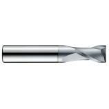 Fresa para ranurar Metal Duro Integral -DIN6527L -Z2 -Hélice 30° -Chaflán de protección - Recubrimiento ALCRONA - Serie larga