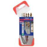 6 HSS metal drill bit coated FUSIO Grinding Tivoly Smart Point Ø1 to 8mm 