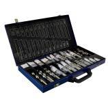 222 ground HSS metal drill bits with split tip, Ø 1 to 13 mm by 1/2 ACCESS 