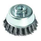 CUP brush - Twisted steel wire - Coarse scouring of the metal ESSENTIAL (Bulk)
