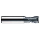 Carbide slotting end mill -ALCRONA coating -DIN6527K -Z2 -e8 -Hel. 30° -Chamfer