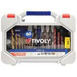 60 pieces -RANGER case -For multi-material drill and screwdriver bits 