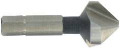 90° HSS countersinker - Hexagonal shank TECHNIC (Plastic sleeve)