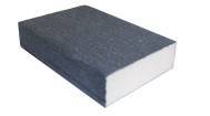 Abrasive-coated sponge, 70x100 mm ESSENTIAL (Hanging cardboard)