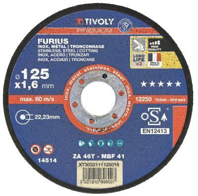 FURIUS cutting disc - for metal PREMIUM (Box)