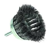 Brosse COUPE -Fil acier torsadé -Gros décapage du métal ESSENTIAL (Cartonnette brochable)