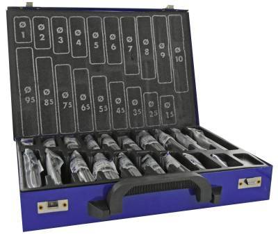 170 ground HSS metal drill bits with split tip, Ø 1 to 10 mm by 1/2 ACCESS 