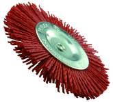 CIRCULAR brush - Red nylon bristle - Stripping of wood ESSENTIAL (Bulk)