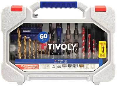 60 pieces -RANGER case -For multi-material drill and screwdriver bits 