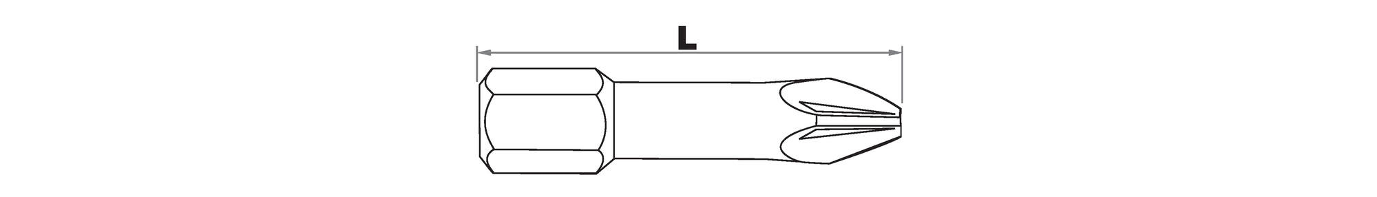 Embout de vissage -Torsion TiN -Pour vis Pozidriv ESSENTIAL (Blister)