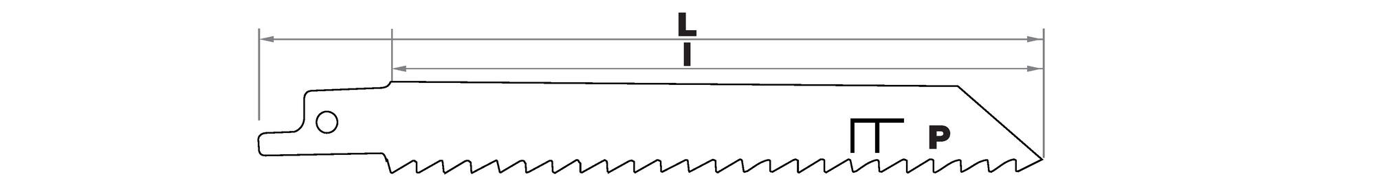 Lame de scie sabre -Multimatériaux -Attache universelle TECHNIC (Etui carton)