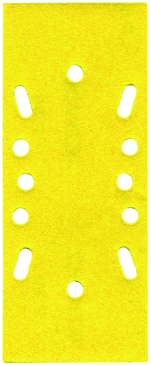 XT10122012131-Hoja de lija PERFORADA -93x230 mm - Para lijadora orbital (Funda cartón) / Dim 93x230 / Gr : 80