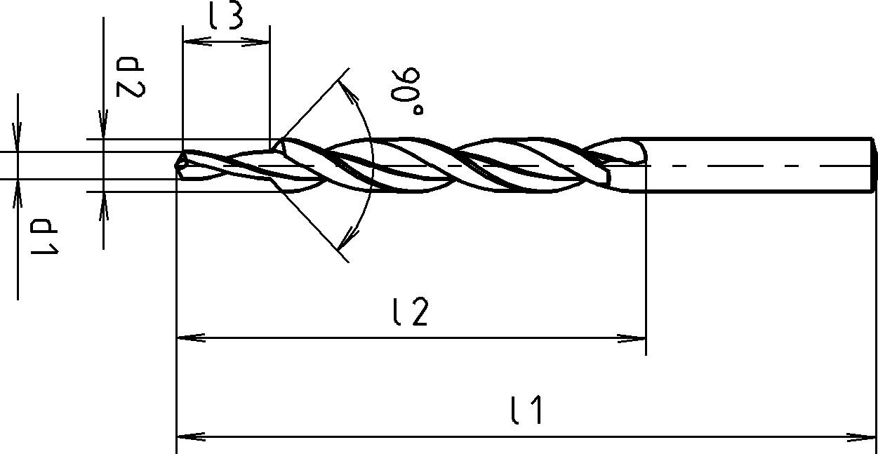 HSS stepped metal drill bit 90° -STEAM treatment -DIN8378 -Medium